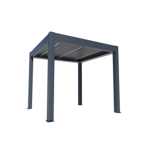 Kit <span class=keywords><strong>de</strong></span> système étanche <span class=keywords><strong>de</strong></span> support en aluminium incliné à deux poteaux sur pied pour gazebos pergola d'extérieur - Product Image 3