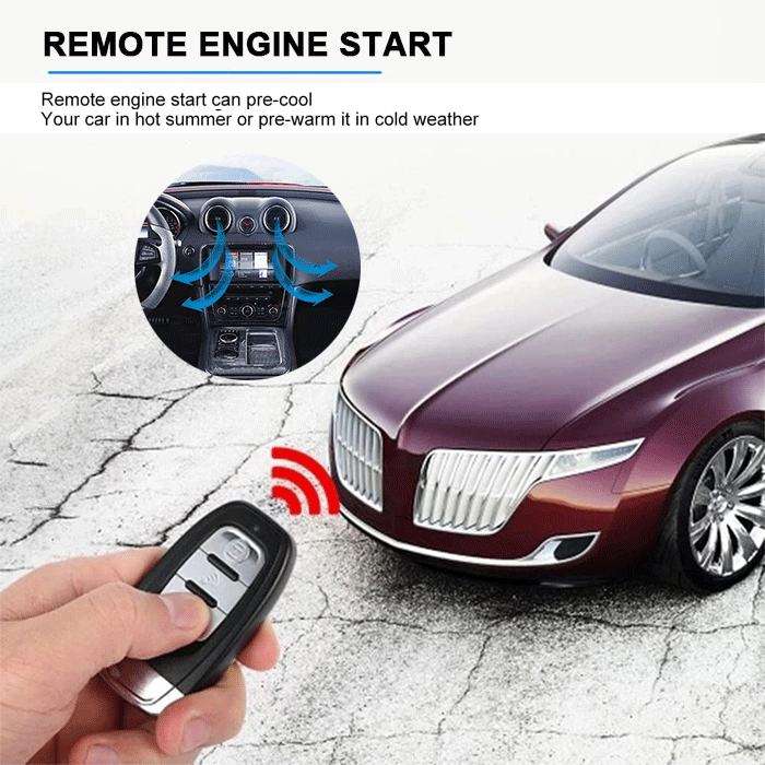 PKE Remote Control Sistema di Allarme Auto Keyless Entry Pulsante e il pulsante di accensione/premere un pulsante una chiave per inizio di inizio del motore