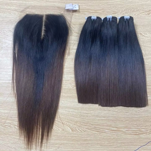 Extensiones de Cabello Humano Vietnamita con Trama, 100% Virgen, Doble Trama, Precio de Fábrica para Venta al por Mayor Global - Product Image 1