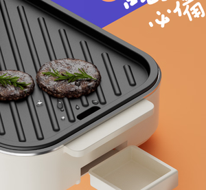 Hot-Sell Die-Cast Aluminum Smokeless Electric BBQ Roaster for Indoor <b>Outdoor</b> Household & Commercial Use - Product Image 5