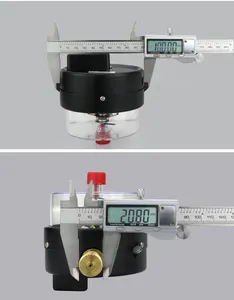 Medidores de presión de contacto eléctricos de conexión, caja de acero inoxidable magnética de 4 pulgadas, NPT1/2, rosca de latón