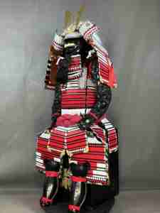 Armadura Tradicional Japonesa de Samurai, Armadura de Samurai Usable para Niños, Armadura de Uesugi <span class=keywords><strong>Kenshin</strong></span>, Disfraz de Festival, Accesorios para Drama Televisivo - Product Image 3