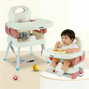 <span class=keywords><strong>Chaise</strong></span> haute multifonction en plastique pour bébés <span class=keywords><strong>et</strong></span> enfants avec plateau, vente en gros - Product Image 2