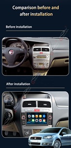 Gerllish 7 ''Autoradio pour <span class=keywords><strong>Fiat</strong></span> <span class=keywords><strong>Grande</strong></span> <span class=keywords><strong>Punto</strong></span> Linea 2007-2012 Radio Multimédia Stéréo Lecteur GPS Navigation Unité Principale Android - Product Image 3