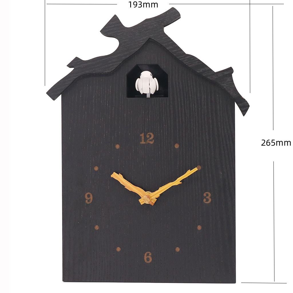 Black clock without pendulum