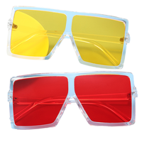 Lunettes de soleil unisexes de créateur 2026, monture PC, verres acryliques UV400, style carré, vente en gros, prix abordable
