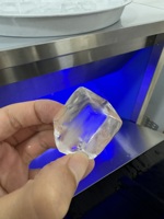 Ventes directes d'usine de machines à glaçons sous le comptoir WICE, machines à glace à pulvérisation produisant 80 kilogrammes de blocs de glace transparente par jour.