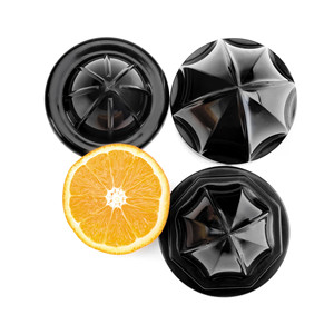 Spremiagrumi professionale nero per la preparazione di succhi freschi con grande capacità e design facile da pulire - Product Image 2