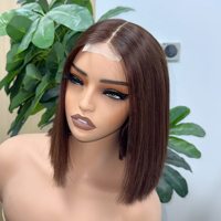 Wig Rambut Manusia Vietnam Mewah OrientFashion, Hitam Alami, Rambut Mentah, Kutikula Tertata Rapi, Tahan Lama, Ekspor Grosir