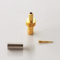 Connecteur coaxial RF mâle à sertir pour câble coaxial RG316 RG174, fabrication chinoise, pour tests, 50 ohms