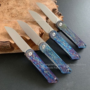 Thép không gỉ gấp dao xách tay lockless Túi cắm trại dao ngoài trời độ cứng cao EDC dao nhỏ cấp công nghiệp - Product Image 2