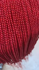 Venta al por mayor, precio barato, alta calidad, 4-8mm, cuentas de <span class=keywords><strong>jade</strong></span> rojo, cuentas sueltas de piedras preciosas para la fabricación de joyas - Product Image 6