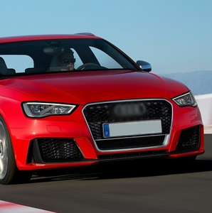 Kit de <span class=keywords><strong>carrosserie</strong></span> avant pour <span class=keywords><strong>Audi</strong></span> <span class=keywords><strong>A3</strong></span>, style RS3 modifié, pièces de <span class=keywords><strong>carrosserie</strong></span> 2017-2020 - Product Image 4
