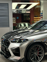 Capó estilo LU de fibra de carbono seco de alta calidad para BMW X6 X6m G06 F96, Kit de cuerpo de fibra de carbono seco, cubierta de motor