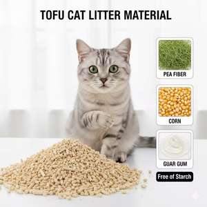 Fabrik-Großhandel Premium Rosen-Duft Biologisch Abbaubare Spülbare 100% Natürliche Hochwertige Tofu-Katzenstreu - Product Image 2