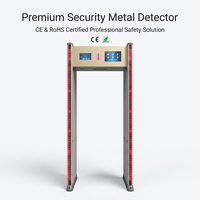 Portique de détection de métaux KMS Security pour aéroport, métro, stade, usine – Haute sensibilité, multi-zones, IP65, détecteur de passage