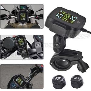 Système de surveillance de la pression des pneus de moto avec charge rapide USB QC 3.0, système d'alarme de température des pneus - Product Image 2