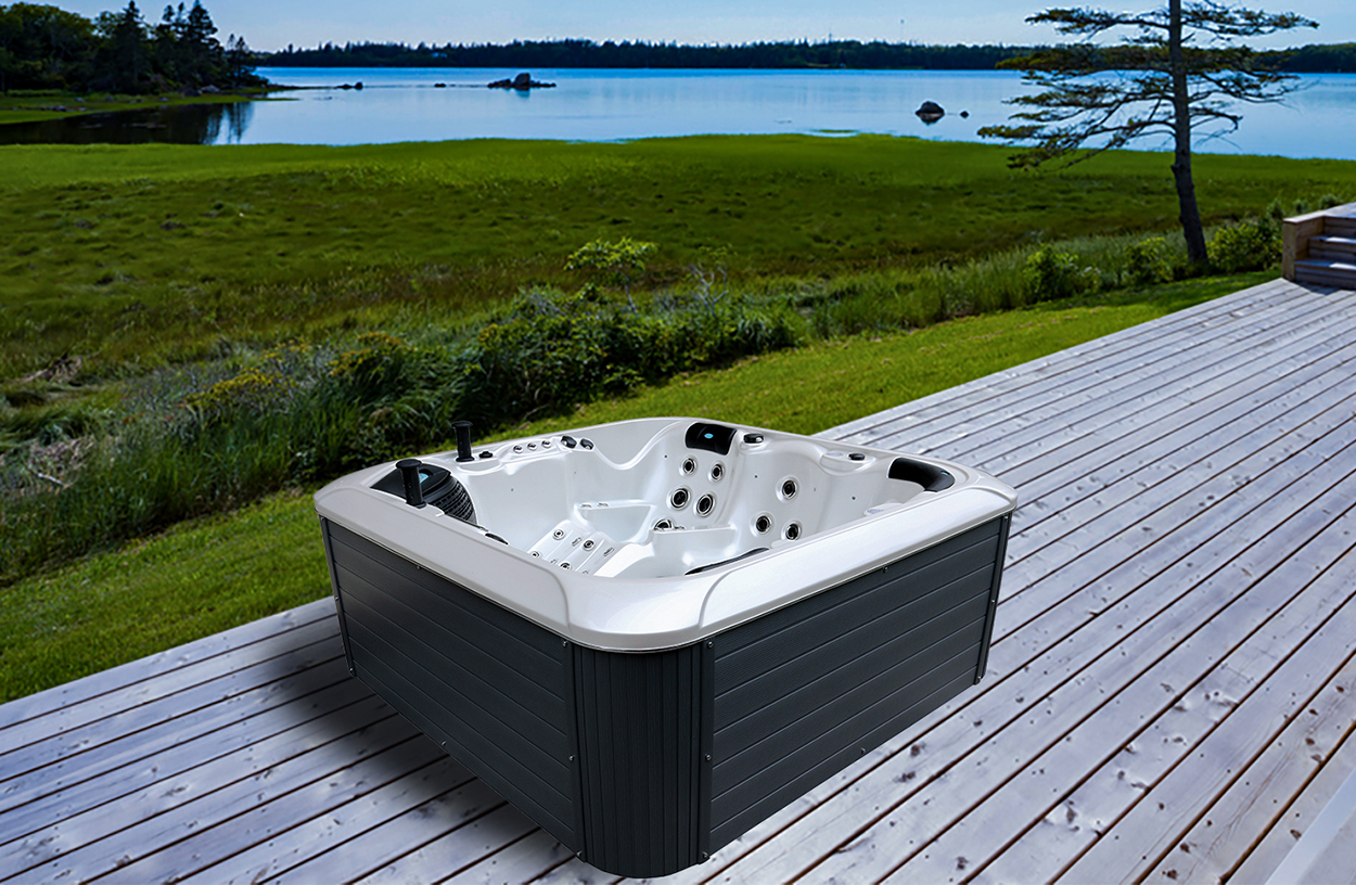 Acrylic Outdoor Spa Bathtub Luxury Hot Tub Whirlpool Massage Spa Tub