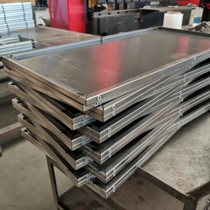 خدمات تصنيع المعادن المخصصة - اللحام والثقب بالتحكم الرقمي بالحاسوب لصفائح الفولاذ الكربوني/الفولاذ المقاوم للصدأ المطلية بالمسحوق حسب معيار ISO-9001 - Product Image 3