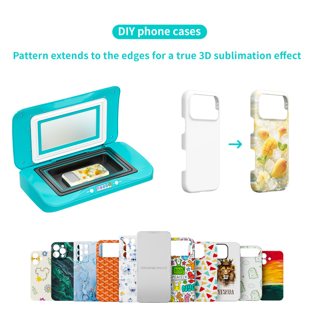 High Quality Mobile Phone Cases DIY APP Operation 3d Sublimation Vacuum Machine