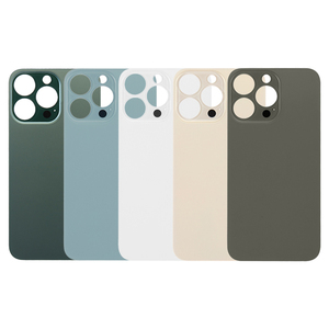 Pièces de rechange en gros à bas <span class=keywords><strong>prix</strong></span> pour coque <span class=keywords><strong>arrière</strong></span> de smartphone, verre de réparation avec grande ouverture pour appareil photo, design en barre, boîtier <span class=keywords><strong>arrière</strong></span> pour <span class=keywords><strong>13</strong></span> Pro, adhésif OEM - Product Image 2