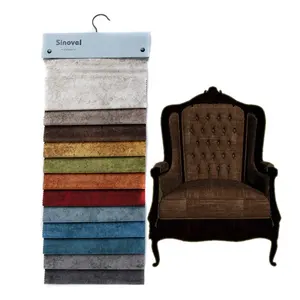 Tissu d'ameublement en velours gaufré textile de maison tricoté imperméable en peluche imprimé tissu de velours hollandais pour canapé et chaise