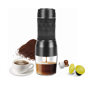 <span class=keywords><strong>Cafetera</strong></span> portátil <span class=keywords><strong>para</strong></span> viaje y Picnic, máquina de café Espresso con prensa manual, cápsula de café molido, muebles de cocina - Product Image 1