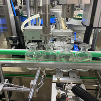 Machine de capsulage de remplissage de petites bouteilles de parfum de type automatique au sol Machine de capsulage et d'étiquetage de remplissage de liquide de pot de diffuseur de roseau