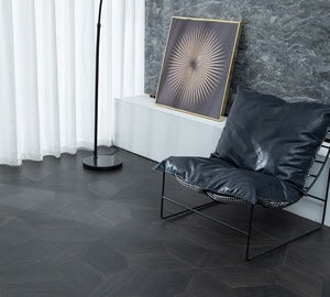 Pavimento in <span class=keywords><strong>Legno</strong></span> Multistrato di Noce Nero Moderno con Installazione a Incastro per Ville e Palestre - Product Image 1