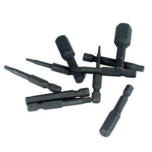 10 Piece Black Hex <b>Screwdriver</b> <b>Bit</b> <b>Set</b> 50mm Chrome Vanadium Steel Magnetic <b>Bits</b> For Diy Use - Product Image 2