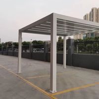 Pergola de terrasse rétractable en aluminium Prima pour l'extérieur, ombrage de patio, garage électrique, jardin, restaurant, pergola de balcon ouvrante et fermante
