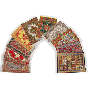 ZICOM Juego de Accesorios para Belén en Miniatura de 10 Piezas, 10x16cm, Decoraciones Navideñas, Artículo de Alfombra Alemana #   9006935216585 - Product Image 1