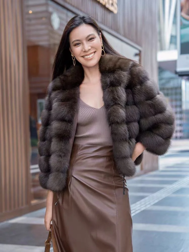 DAMA ロシア産セーブル 大判ケープ サイズ2 DAMA ロシア産セーブル