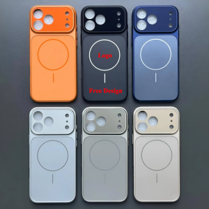 Coque de téléphone en <span class=keywords><strong>verre</strong></span> <span class=keywords><strong>trempé</strong></span> électroplaqué à double face magnétique et design personnalisé 2025 pour iPhone 17 Air - Product Image 1