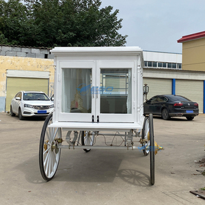 2025 Carroza Fúnebre Vintage con Cubierta de Cristal, Eléctrica y Tirada por Caballos, para Ataúdes - Product Image 5