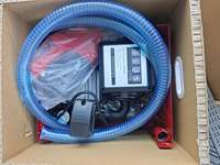 Pompa Pengukur Oli Hidrolik Tekanan Rendah Motor DC Dispenser Bahan Bakar Diesel Elektrik Otomatis 12V/24V/220V Jiasheng OEM