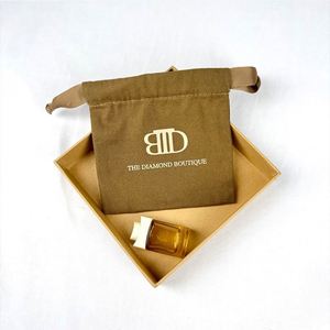 Bolsa de Algodón Orgánico con Cordón, Reutilizable, para Almacenamiento, Embalaje de Regalos, Joyería, Certificación GOTS, para Manualidades y Pegatinas - Product Image 4