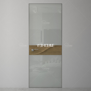 <span class=keywords><strong>Puertas</strong></span> Interiores Europeas de <span class=keywords><strong>Formica</strong></span> MDF, Puerta Interior de Madera Maciza de 8 Pies con Núcleo Sólido, Diseño Moderno para Dormitorios - Product Image 4