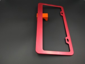 Personalizzare il telaio per targa Auto in acciaio inossidabile nero opaco USA porta-Tag Standard per Auto - Product Image 2