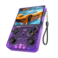 NKIWI Newest R36XX Retro Console de jeu portable avec écran HD de 3.5 pouces Double Joystick Batterie de 3000mAh supportant deux joueurs