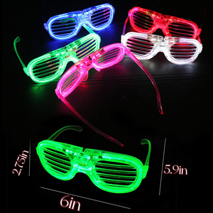 Gafas de Discoteca Luminosas con LED Fluorescente, de Plástico, para Fiestas y KTV, Gafas de Sol con Luz LED - Product Image 4