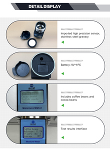 <span class=keywords><strong>Coffee</strong></span> Bean grão semente analisador umidade medida pó grão umidade medidor para alimentos - Product Image 2