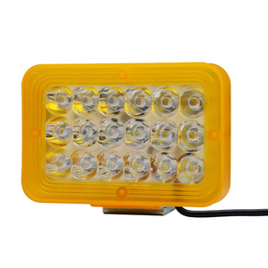 ไฟหน้า LED 12-80V 10 เลนส์สีเหลืองสำหรับรถจักรยานยนต์รถสามล้อรถยกอัพเกรดไฟหน้าวัสดุ ABS - Product Image 1