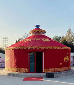 Grande <span class=keywords><strong>yourte</strong></span> mongole imperméable pour la vie de famille/maison - Product Image 3