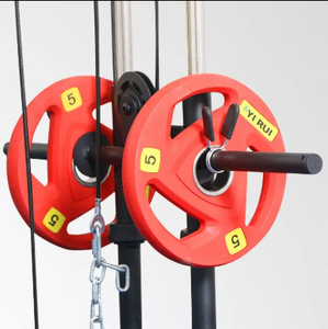 Station multifonction murale pour tractions verticales, appareil de fitness intégré pour le renforcement musculaire du dos, des épaules, de la poitrine et des triceps - Product Image 6