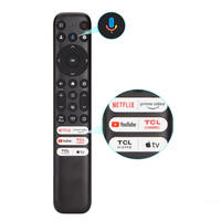 Control remoto por voz RC813 FMB1 de repuesto para TCL QLED Smart TV 55Q750G 43Q750G 65QM850G funciona con asistente de voz