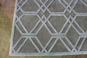 Venta en línea, Jacquard personalizado Gris lana Tapis De salón Gris Mofit Girs alfombra para dormitorio - Product Image 4