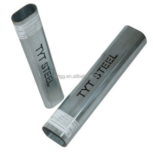 115*42 Mét pre-mạ kẽm thép đường sắt hàng rào bài phẳng hình bầu dục hình ống thép carbon cho cấu trúc erw kỹ thuật - Product Image 2