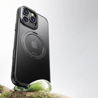 Nouvelle coque de téléphone magnétique rotative à 360 degrés, respectueuse de la peau, pour iPhone 17 16 15 14 13 Pro Max, protection anti-chute