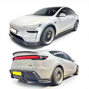 Kit Carrosserie Topsth 2025+ pour <span class=keywords><strong>Tesla</strong></span> Model Y Juniper : Lame Avant, Jupes Latérales, Diffuseur Arrière, Pare-chocs en Fibre de Carbone Sec – Amélioration des Finitions Extérieures - Product Image 1